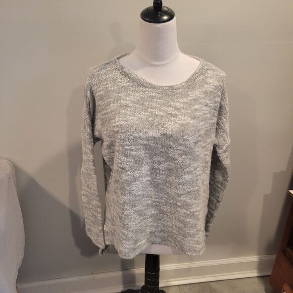 Sanctuary Easy Street Popover Sweater Grey Size Small - Picture 2 of 9